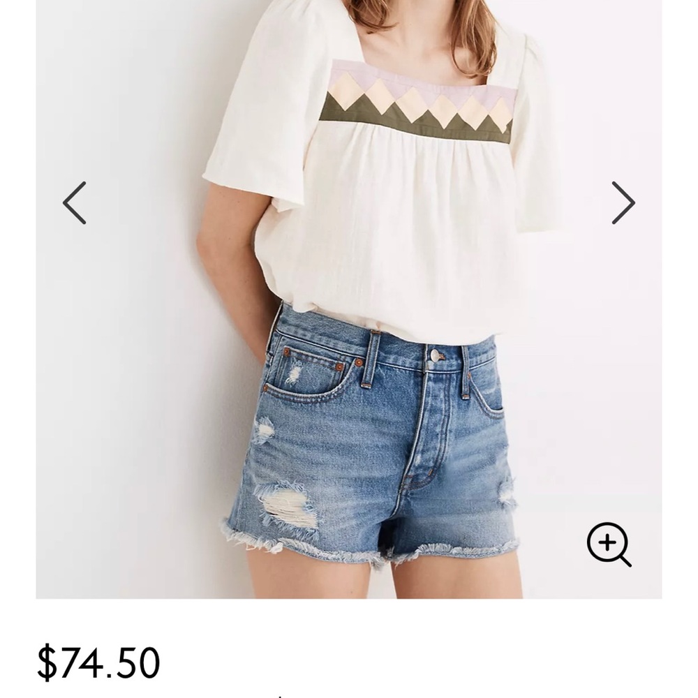 Madewell Relaxed Denim Short Sz 29 worn once!